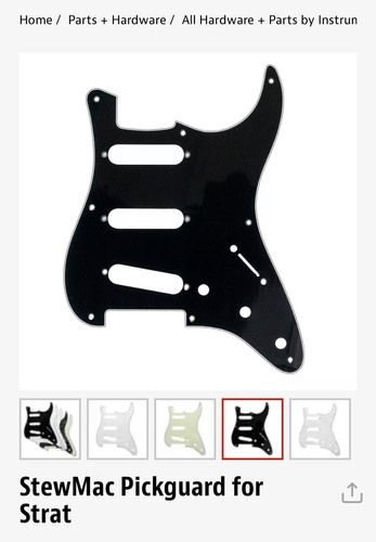 Stewmac 104541 pickguard for - pickguard,