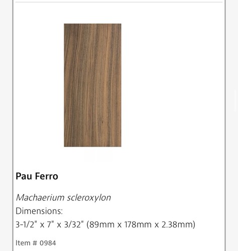 Stew mac 0984 pau ferro - mac, #0984