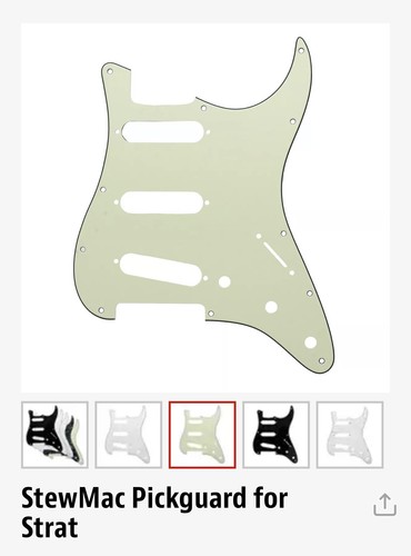 Stewmac 104540 pickguard - stewmac, for