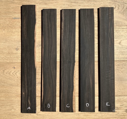 Ebony fingerboard fretboard - ebony,